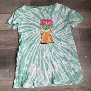 Her Universe Baby Yoda tee shirt Dress with Pockets